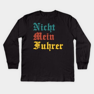 Not-My-President Kids Long Sleeve T-Shirt